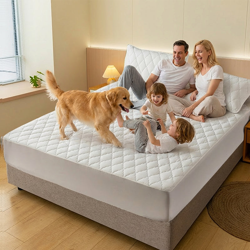 VelumiGuard™ Mattress Protector Set — Wrap Your Bed in Cloud-Like Softness and Rock-Solid, Worry-Free Shielding