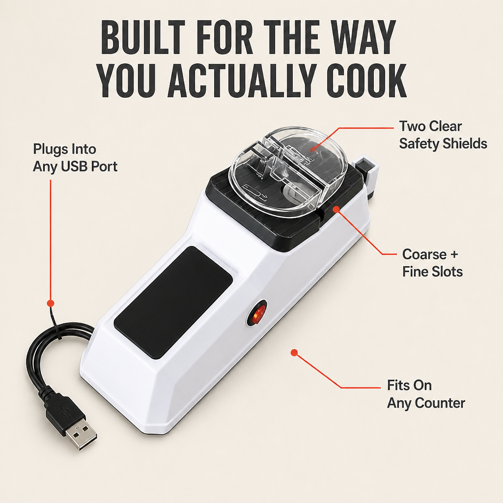 BladeCraft™ — Achieve Knives Sharp Enough to Slice Through Tomatoes Again