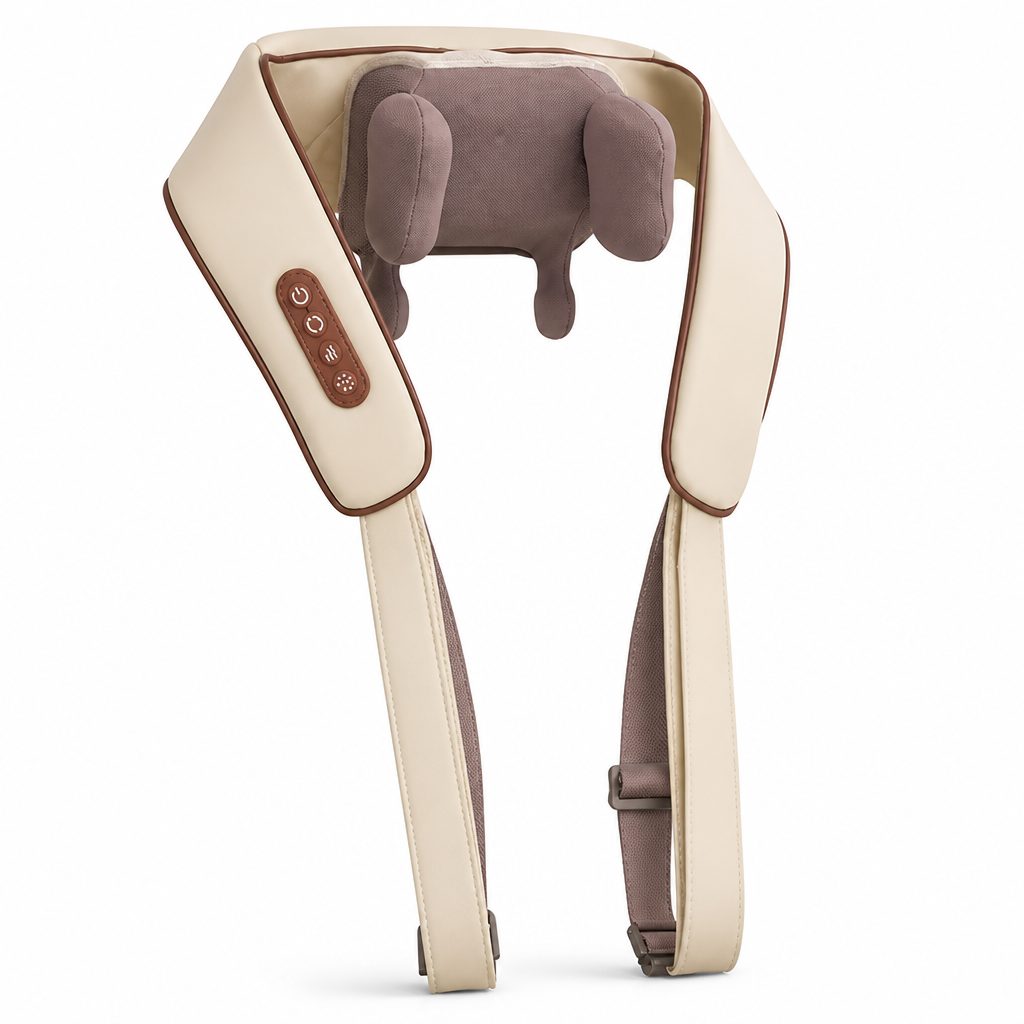 Deep Shiatsu Heated Cordless Neck & Shoulder Massager