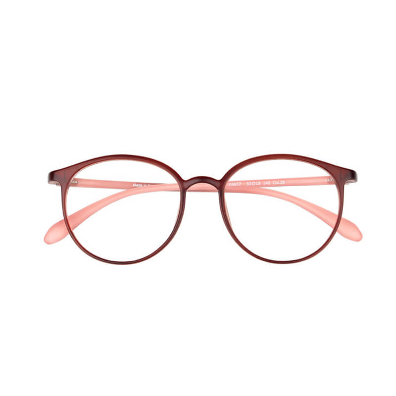 Comfortable Round Glasses with Blue Light Filtering for Screen Use