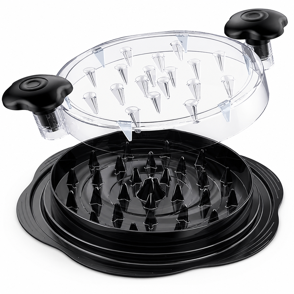 Ergonomic Non-Slip Twist Chicken Shredder Tool (BPA-Free)