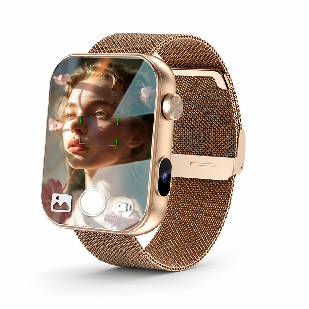 Built-In Camera & Wireless Calling Smartwatch