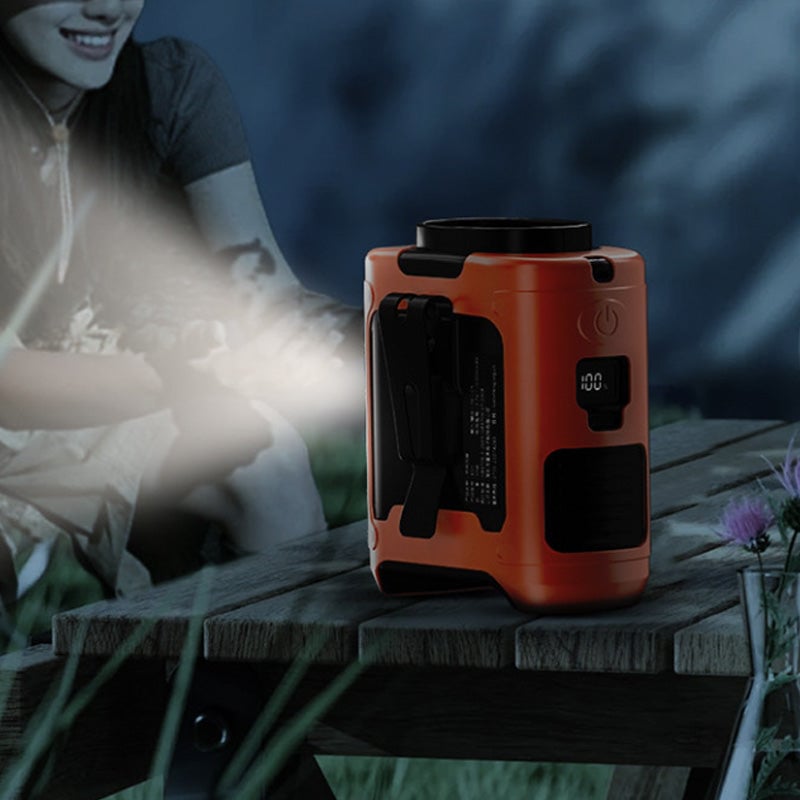 Rechargeable Waist Fan with Clip – Hands-free Design