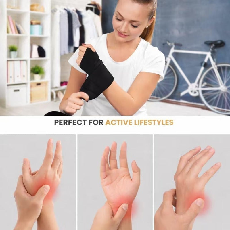 Rechargeable Heat and Vibration Wrist Massage Wrap