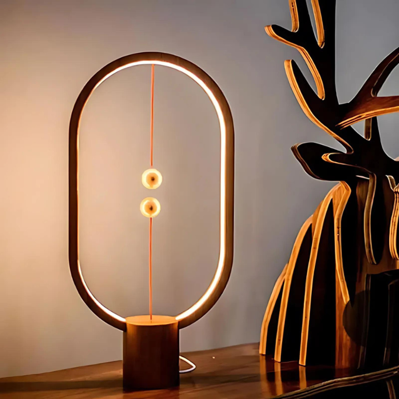 Modern Table Lamp with Adjustable Light Settings