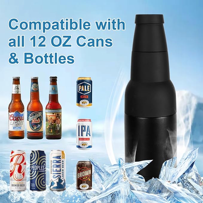 Vacuum Insulated Drink Holder for Cans – Stainless Steel Design