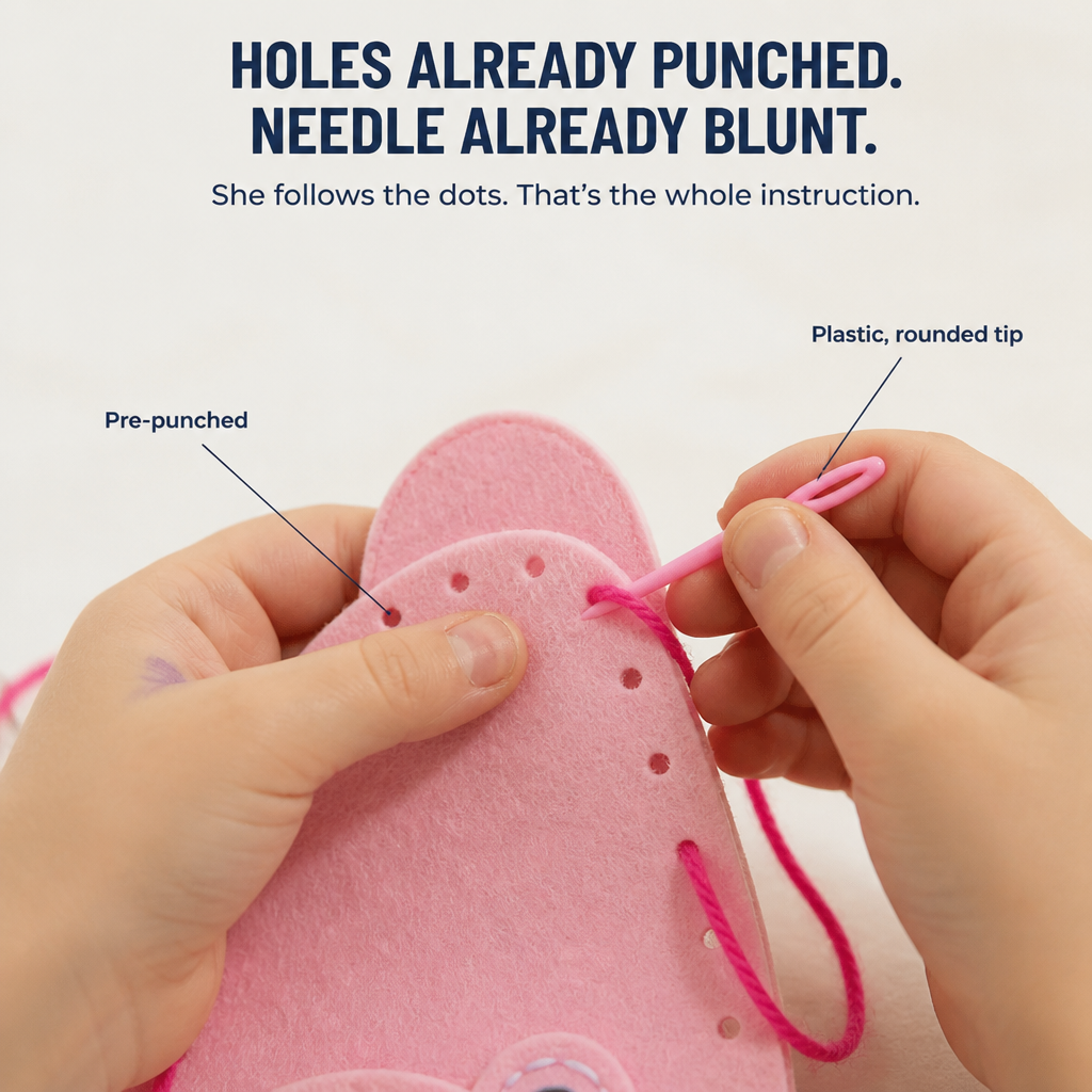 Weavy™ — Swap Screen Time for a Felt Bag Your Kid Crafts Themselves