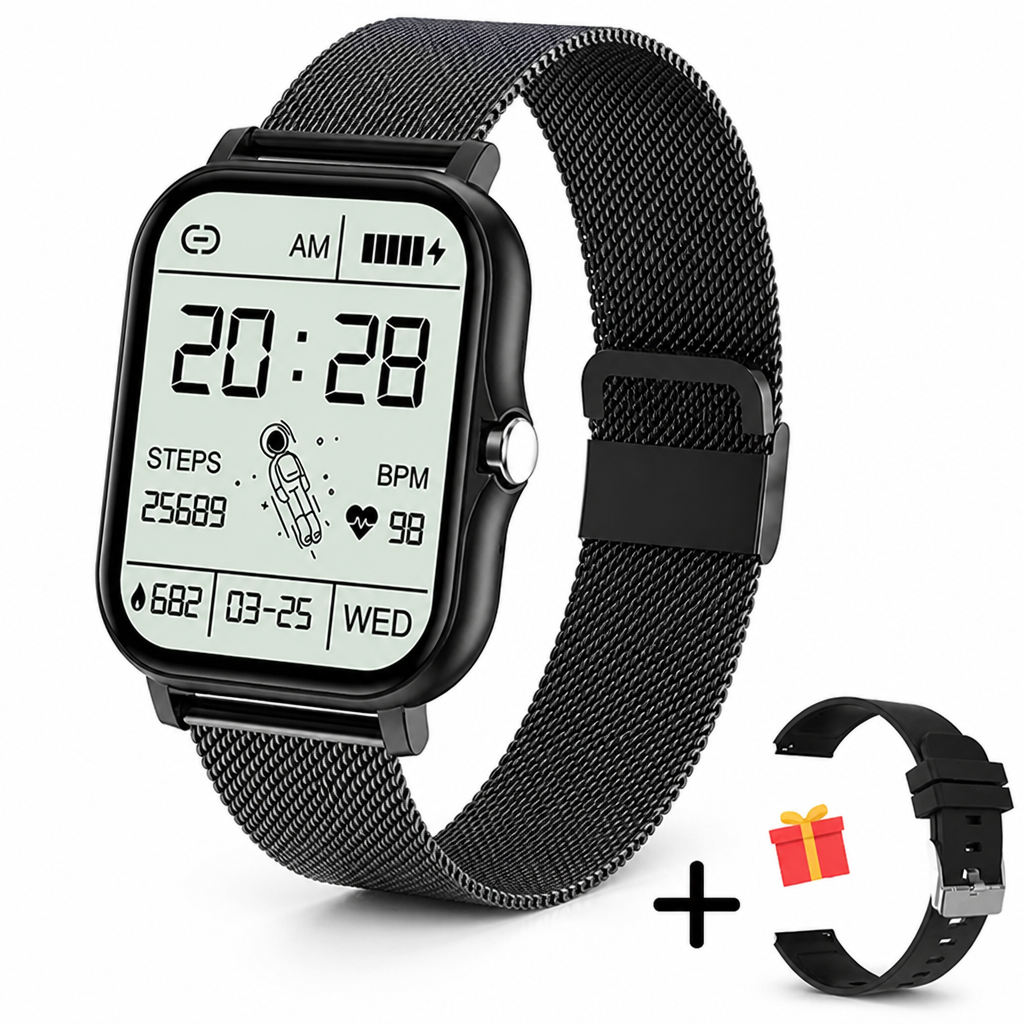 1.83" HD Touchscreen Bluetooth Calling & Health Tracking Smartwatch