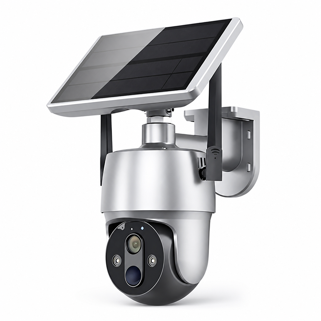 Solar-Powered 1080P HD Night Vision Outdoor Security Camera (IP66 Weather-Resistant)
