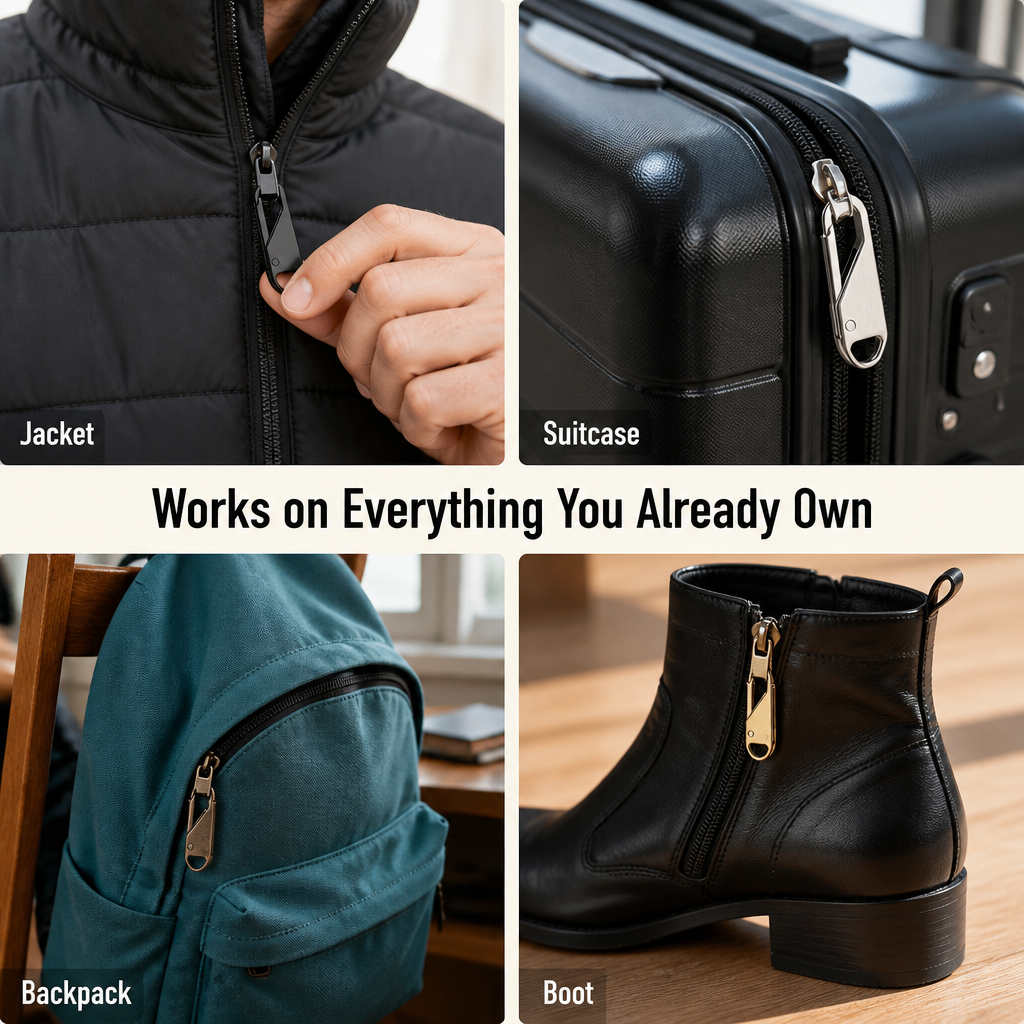 ZipProFix™ — Fix Any Damaged Zipper Pull in Less Than 10 Seconds | 8-Pack