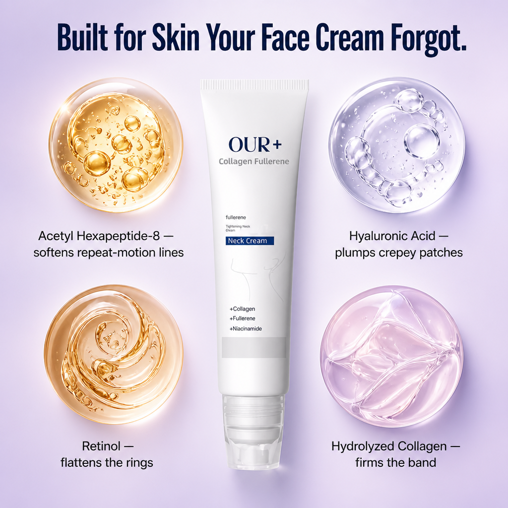 NeckLift Radiance™ — Smooth Out Tech Neck Using Chilled 5-Ball Peptide Cream