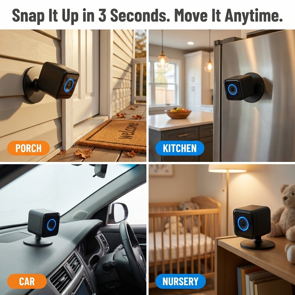 SecureVue™ — Monitor Every Room via Your Phone, Even Offline