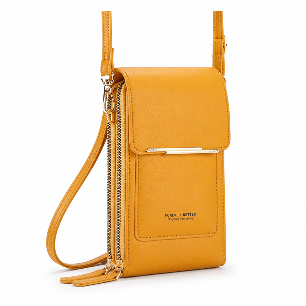 Touchscreen Rear-Pocket Convertible Crossbody Phone Bag