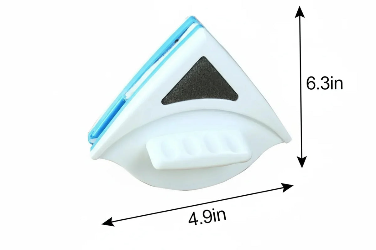 Magnetic Window Cleaner with Dual-Sided Design and Locking Mechanism