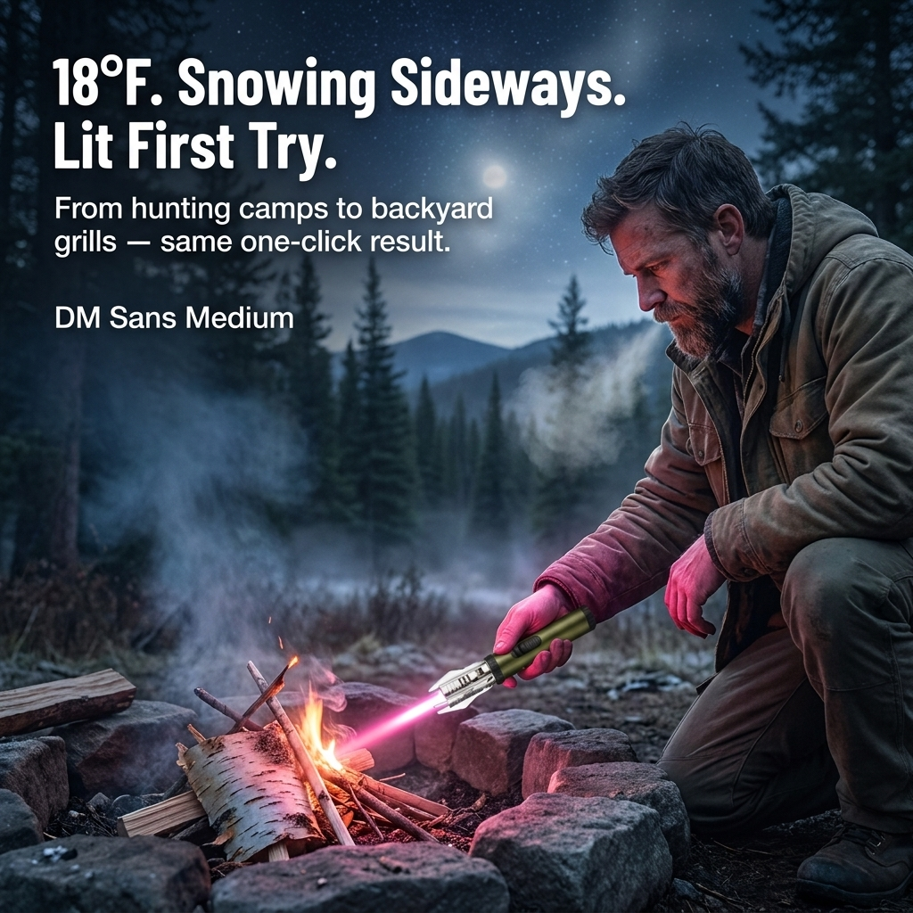 BlazeForce™ — Ignite Anything in All Conditions With a Single Steady Jet Flame