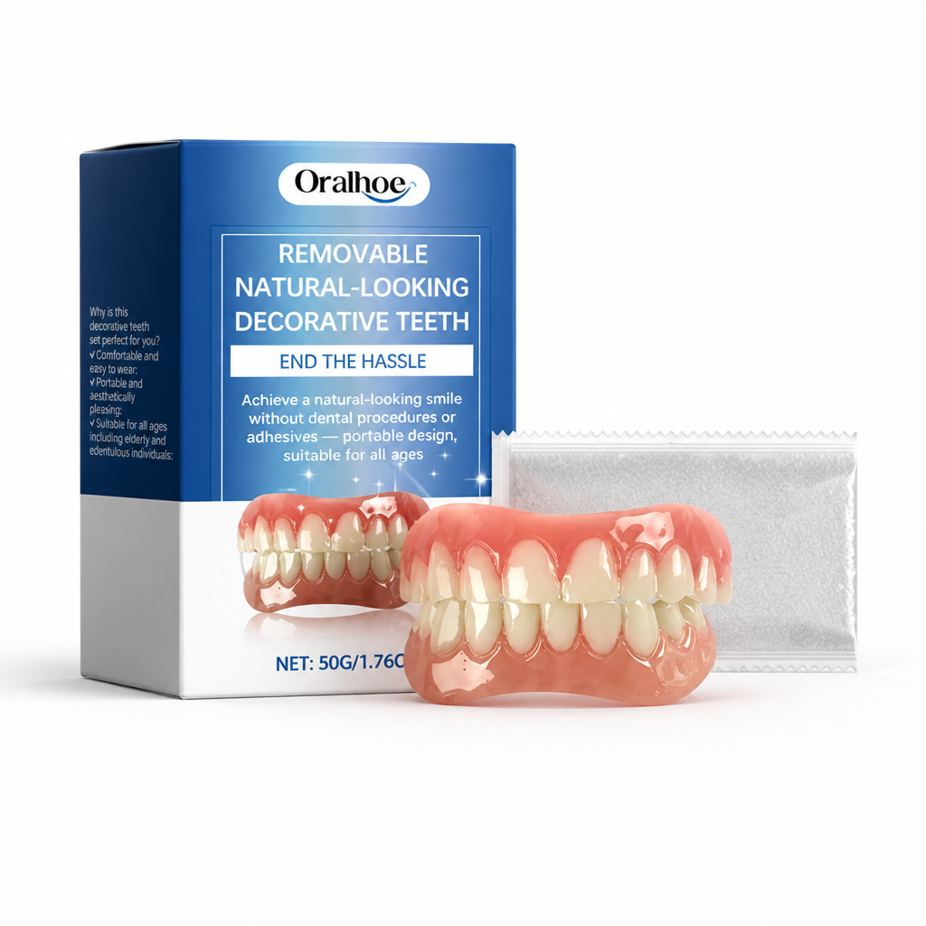 Removable Natural-Looking Decorative Teeth