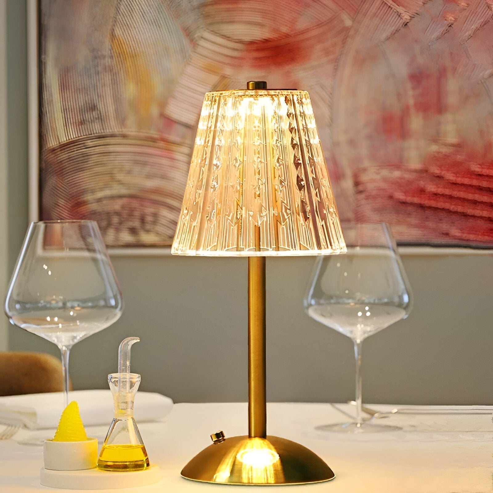 EleGlow - Wireless Table Lamp with Vintage Inspiration