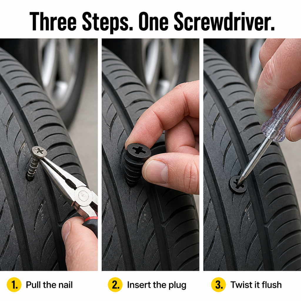 VeloShield™ — Repair Road Flats in 60 Seconds Without Calling a Tow Truck
