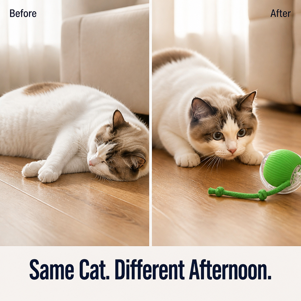 WildTail™ — Bring Back Your Bored Indoor Cat's Chasing & Pouncing Fun