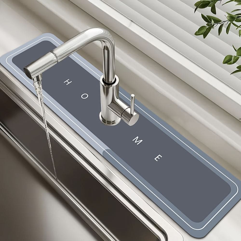 Absorbent Splash Mat for Faucets – Drip Catcher