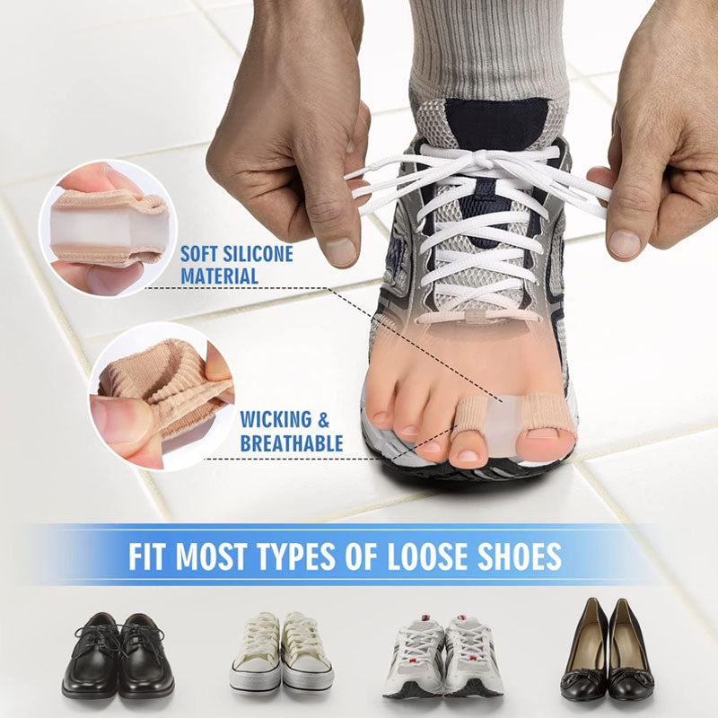 Soft Padded Set for Toe Separation and Ball Cushioning
