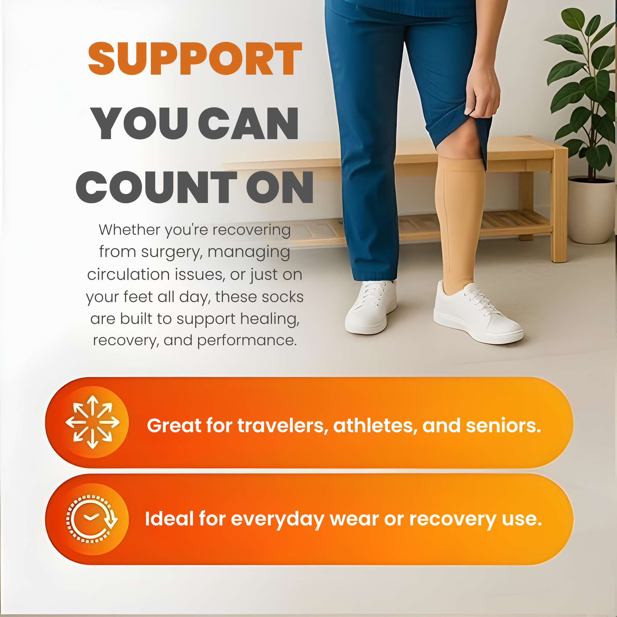 LuminaStride™ — Zip On Lightness That Crushes Leg Pain and Fatigue