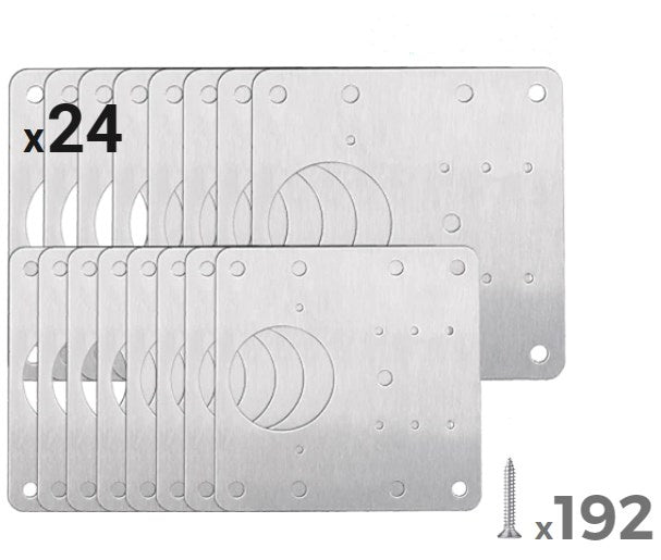 Kitchen Cabinet Hinge Plate Kit