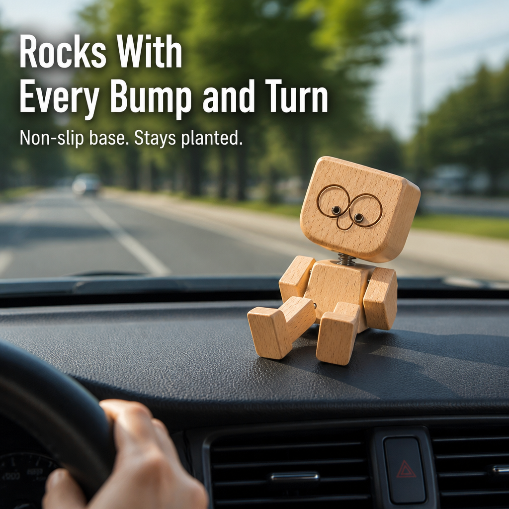 WoodMuse™ — Park a Handcrafted Wooden Pal That Sways With Every Ride