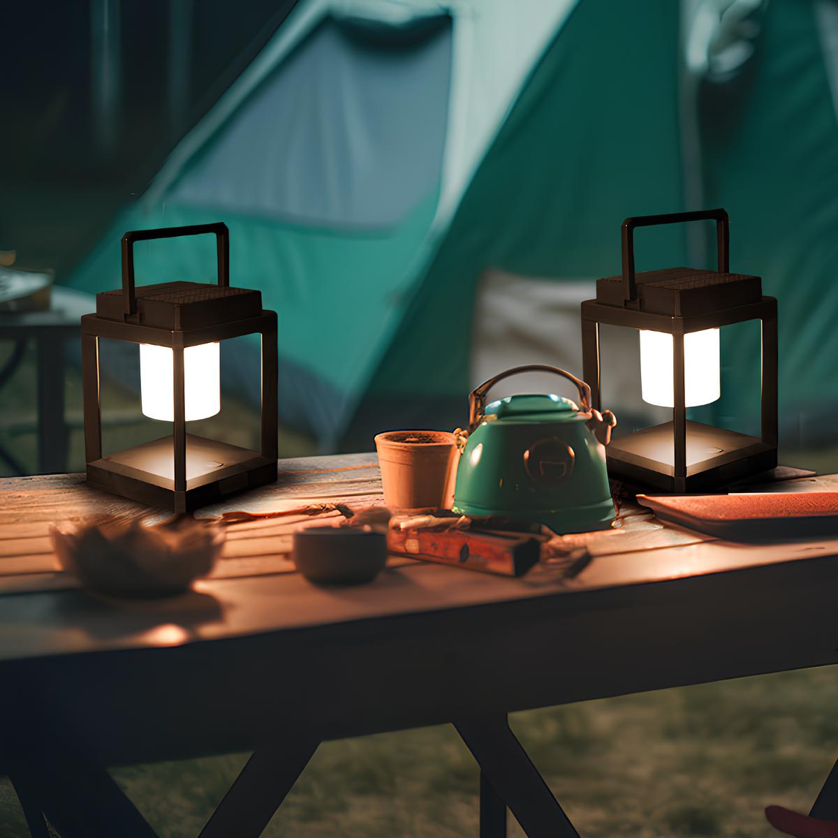 USB Rechargeable Solar Lantern for Garden – 10 Hours Illumination