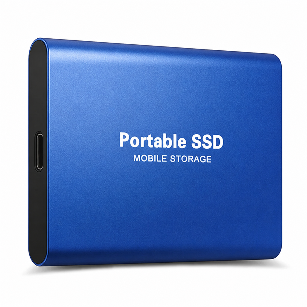 Aluminum Shockproof USB‑C External SSD (128GB)