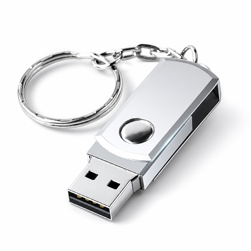 2TB USB 3.0 Waterproof Flash Drive (Keychain Loop)