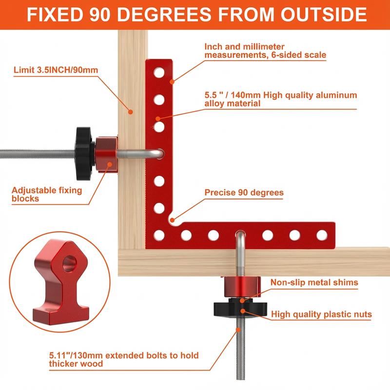 ForgeSquare™ — Nail Flawless 90° Joints That Make Every Project Legendary