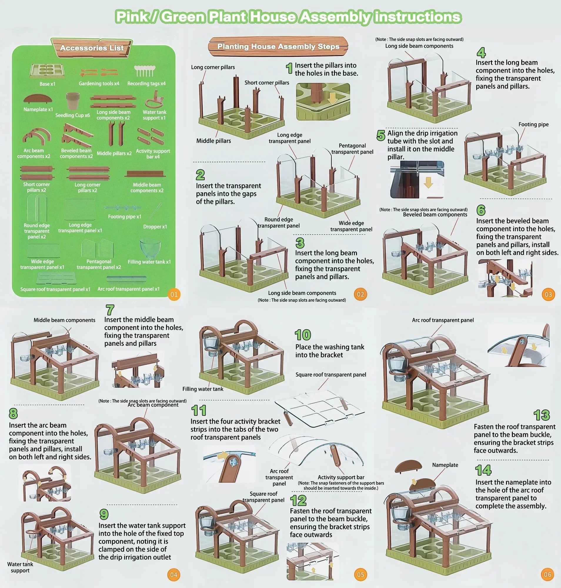 Indoor Plant Growing Kit for Kids – Greenhouse Learning Set