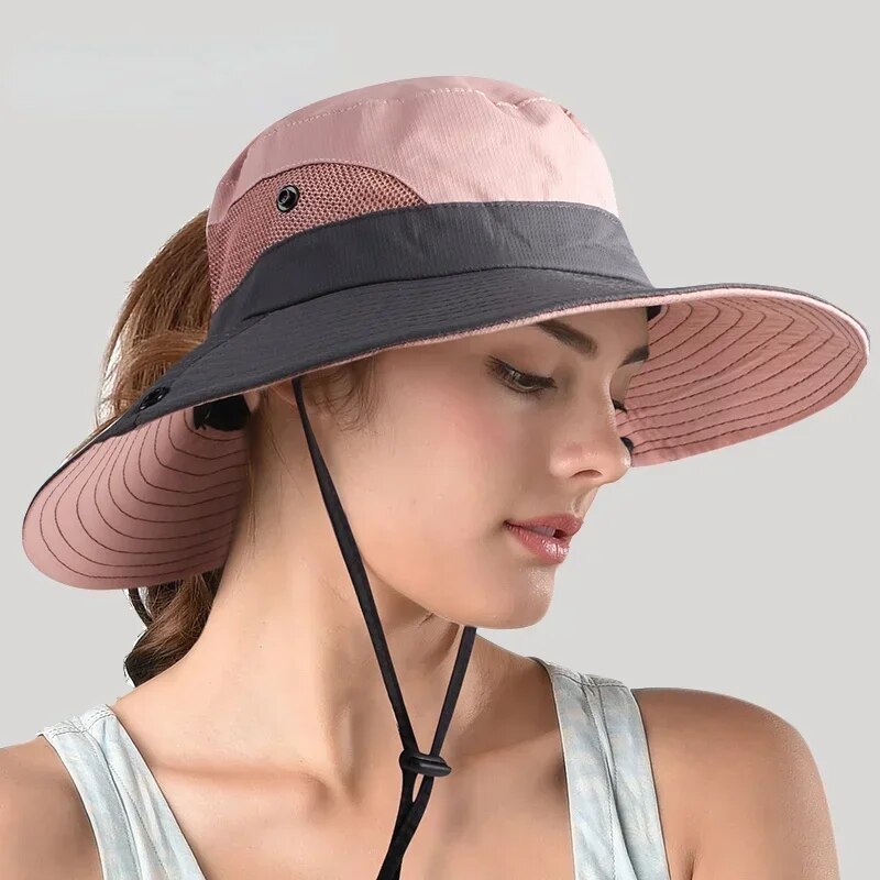 Breathable Sun Hat with UV Shielding and Ventilated Design