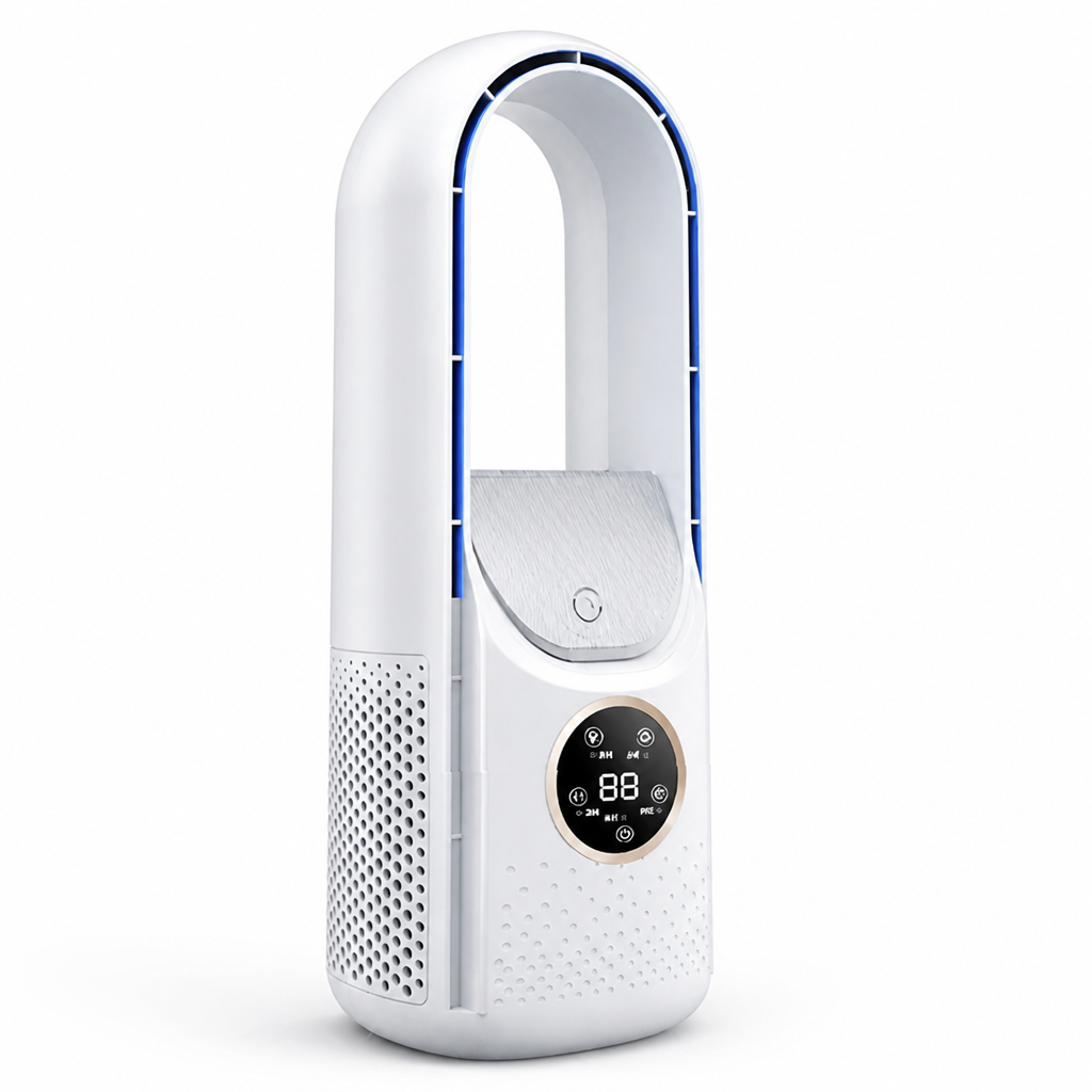 Bladeless Portable Whisper-Quiet Air Cooling Fan