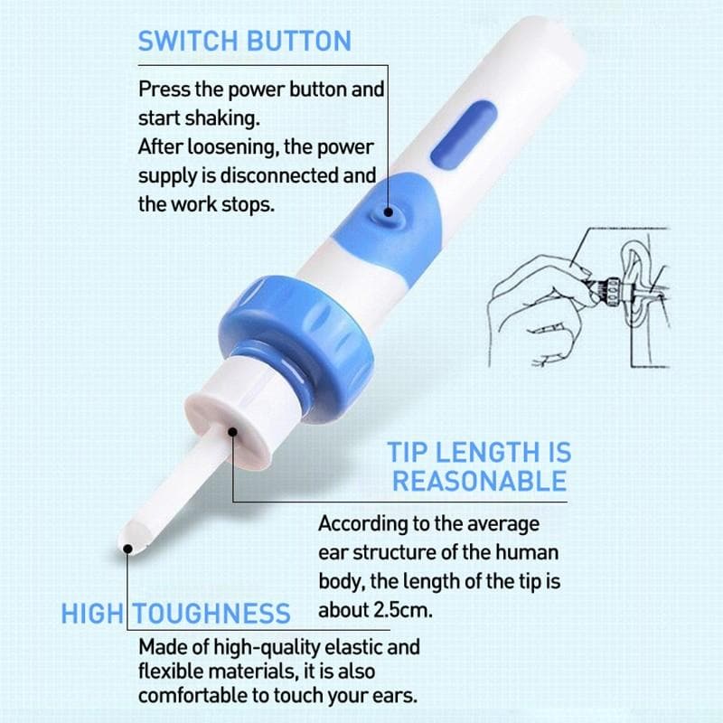 Vibrating Vacuum Ear Cleaner for Effective Earwax Removal