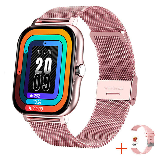 Slim Fitness Tracker Watch for Women – Smart Heart Rate, Sleep & Call Notifications