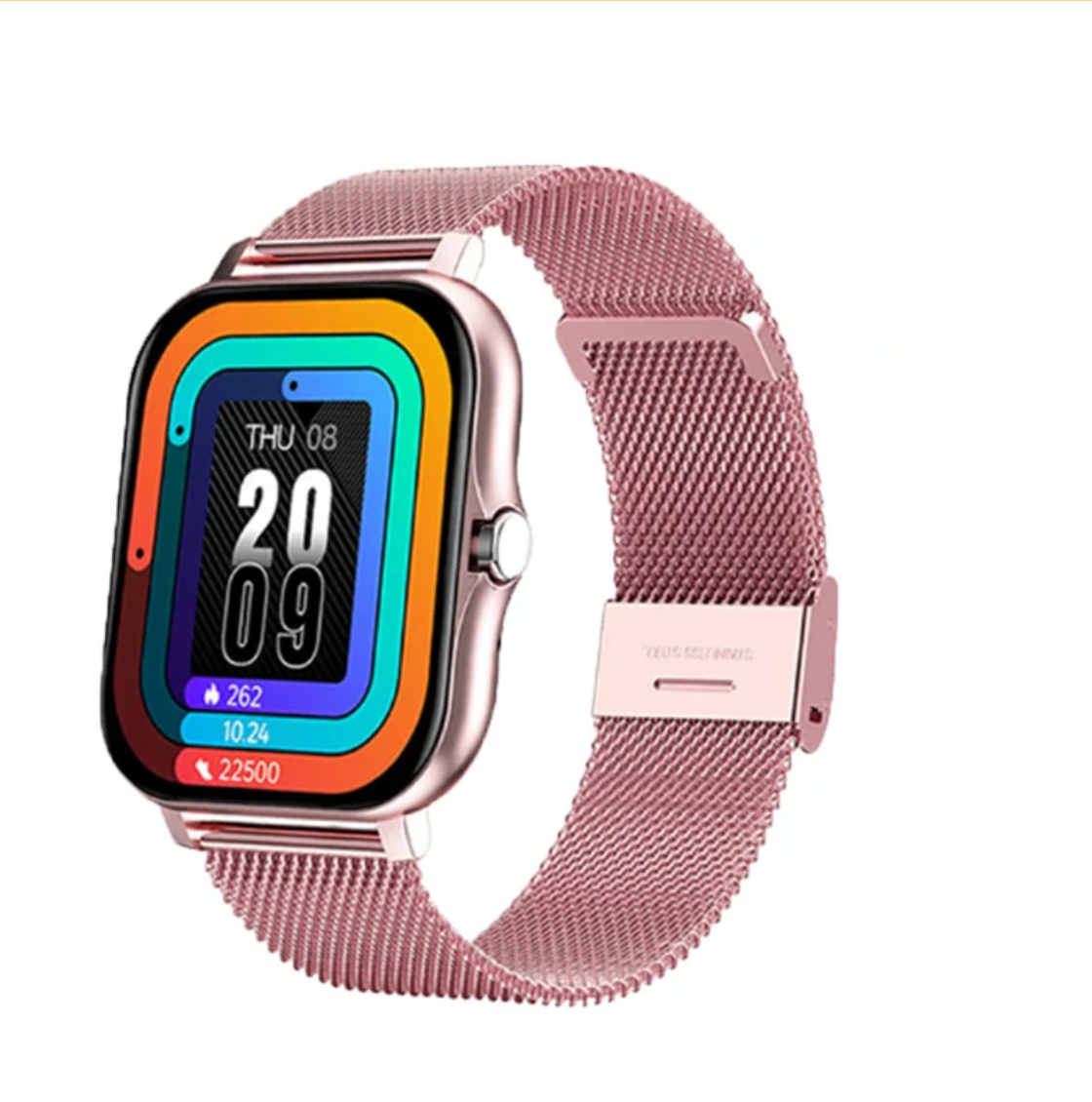 Slim Fitness Tracker Watch for Women – Smart Heart Rate, Sleep & Call Notifications