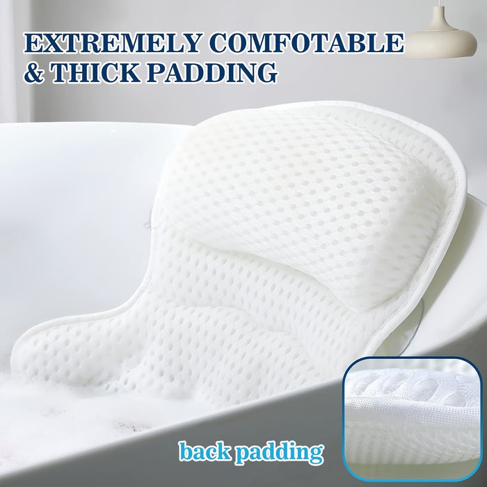 Neck Support Bath Pillow – Ergonomic Design for Comfort
