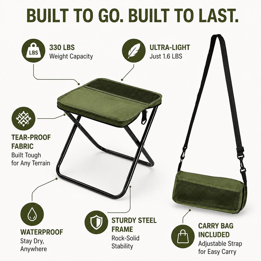 TerraFirm™ — Powerfully Portable Comfort That Holds You Steady Anywhere