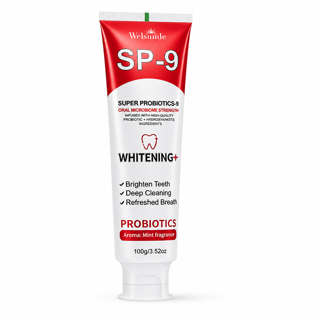 Enamel-Safe Probiotic & Hydroxyapatite Whitening Toothpaste