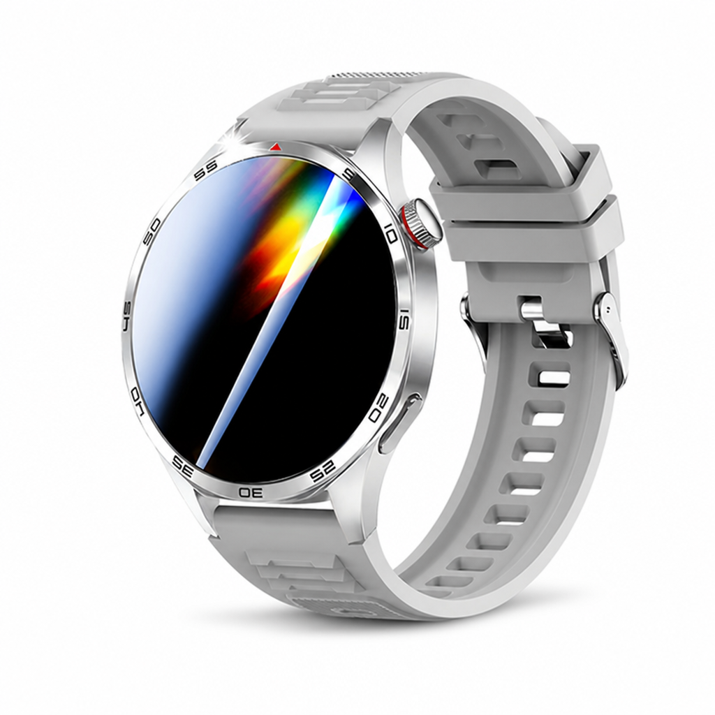 Metal Case & Silicone Band Smartwatch
