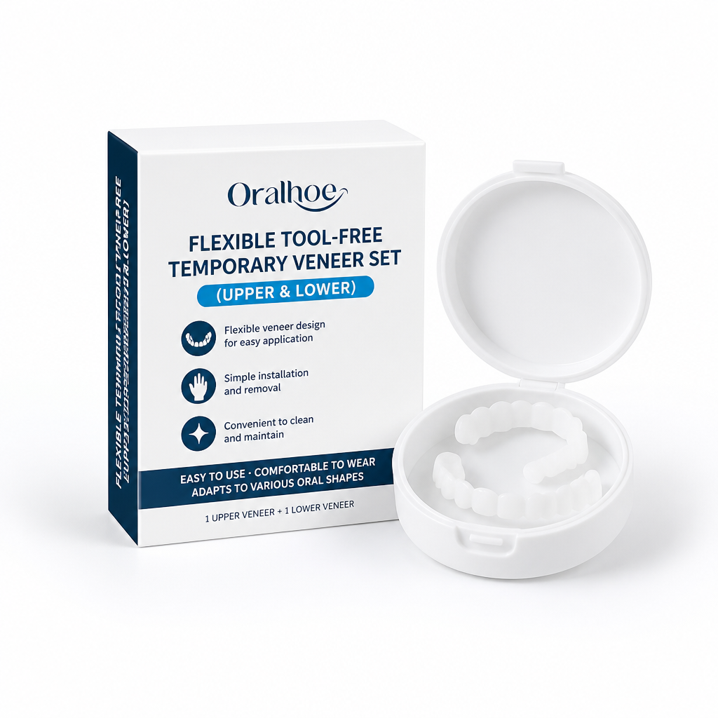 Flexible Tool-Free Temporary Veneer Set (Upper & Lower)