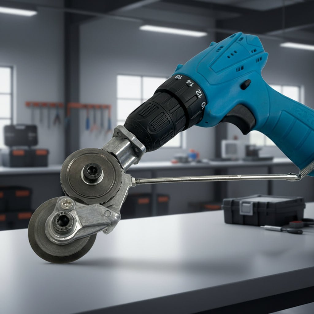 Professional Nibbler Tool with Sheet Metal Cutter Drill Attachment