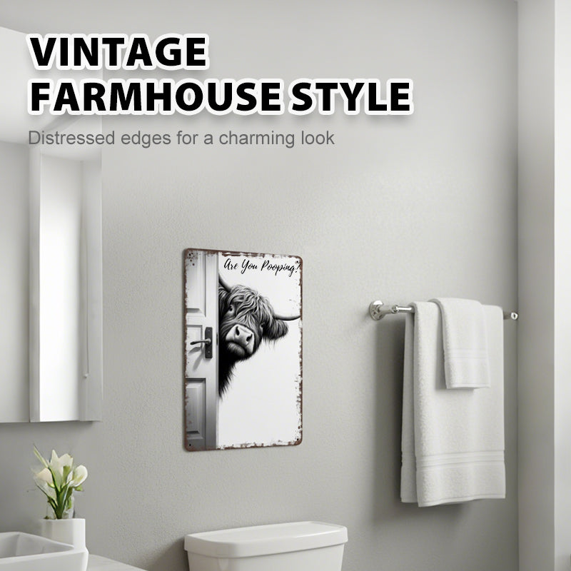 MooMood™ Laugh Sign — Turn Your Bathroom into a Happy, Unforgettable Spot Every Day