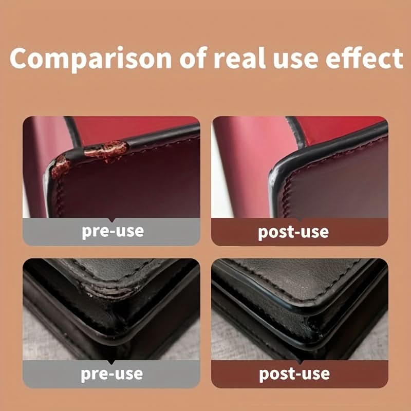 Black PU Leather Repair Cream for Edges