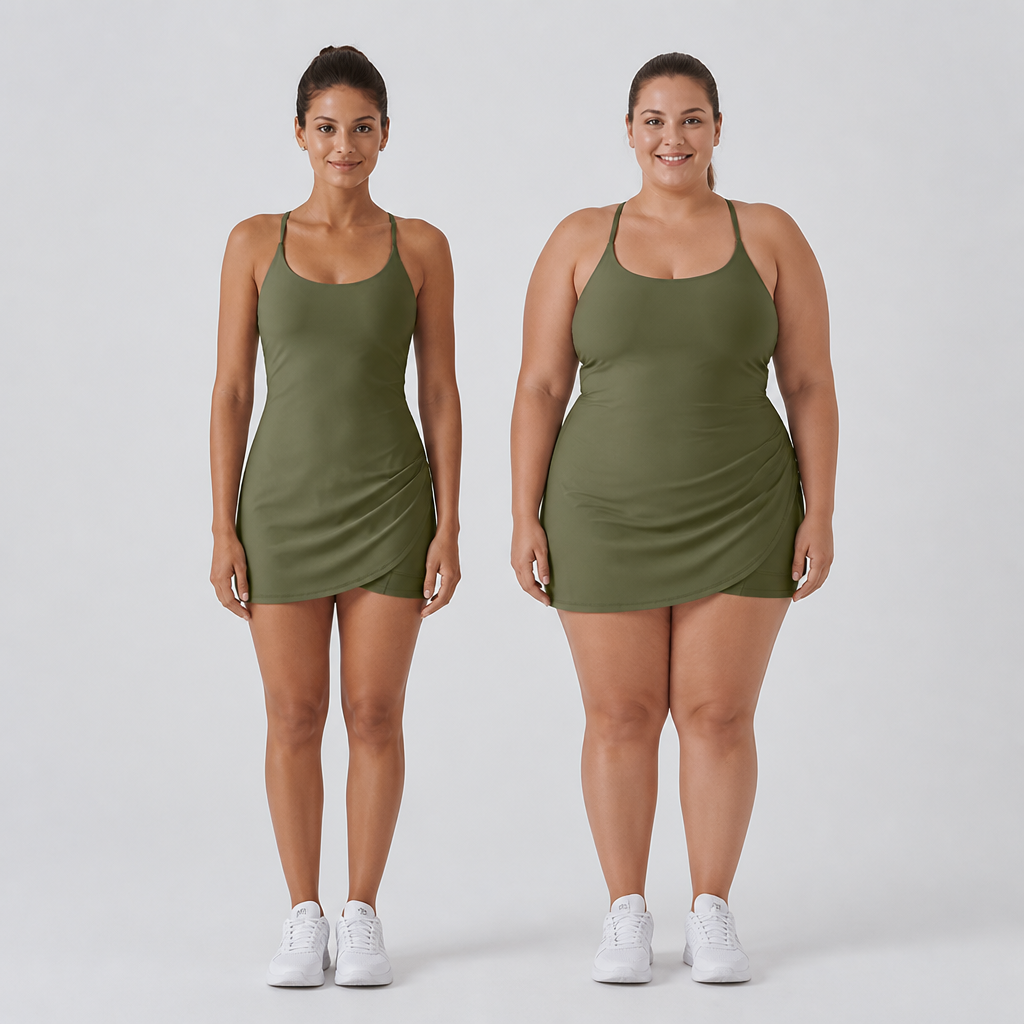 RadiantPace™ Athletic Dress — Unleash Total Confidence with Built-In Freedom and Flawless Comfort