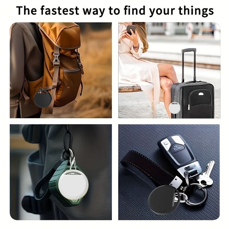 4-Pack Smart Tracker for Finding Keys, Wallets, and Luggage