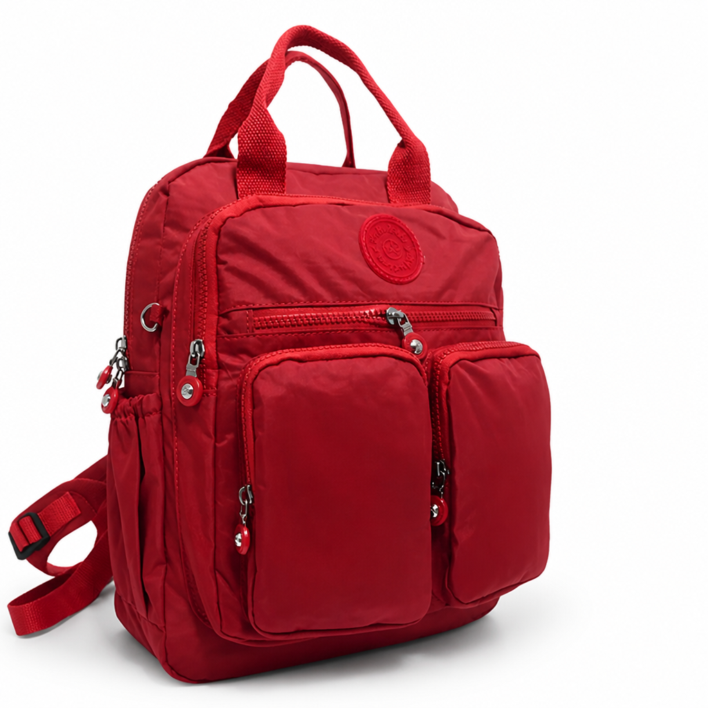 Water-Repellent Multi-Compartment Backpack (Padded Straps)