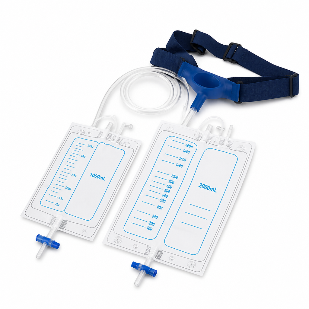 Adjustable Leak-Resistant Silicone Urine Collector (1000 mL)
